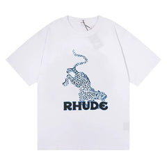 Rhude Leopard Graphic Short Sleeve Tee