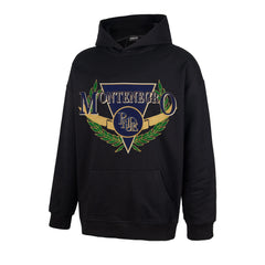 RHUDE Montenegro Laurel Crest Graphic Hoodie Black